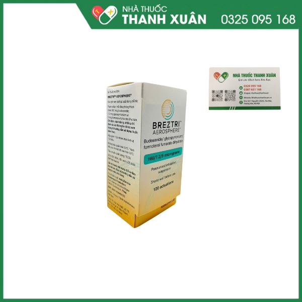 BREZTRI AEROSPHERE điều trị duy trì bệnh phổi tắc nghẽn mạn tính (COPD)